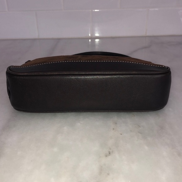 Coach Brown Suede Mini Bag - Picture 5 of 11